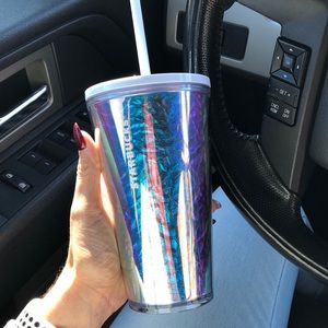 Grande Starbucks iridescent tumbler